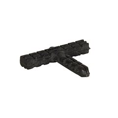 Bucha T para Fixação de Perfis com 100 Unidades Preto SANTA LUZIA / REF. 26041