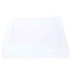 Painel LED em Alumínio Quadrado 12W de Sobrepor Bivolt 3000k Branco AVANT / REF. 768450572