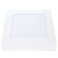 Painel LED em Alumínio Quadrado 12W de Sobrepor Bivolt 4000k Branco AVANT / REF. 768450871
