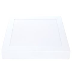 Painel LED em Alumínio Quadrado 18W de Sobrepor Bivolt 3000k Branco AVANT / REF. 768100572