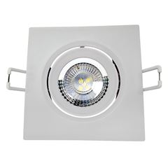 Spot LED Supimpa 5W Quadrado Bivolt 6500K Branco Fosco AVANT / REF. 865021371
