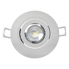 Spot LED Supimpa 5W Redondo Bivolt 6500k Branco Fosco AVANT / REF. 863021373