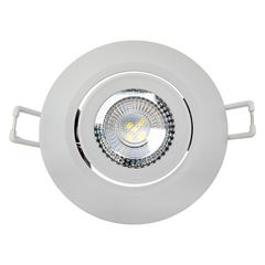 Spot LED Supimpa 5W Redondo Bivolt 3000k Branco Fosco AVANT / REF. 863020571