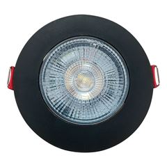 Spot LED Supimpa 5W Redondo Bivolt 6500k Preto Fosco AVANT / REF. 865250576