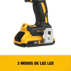 Parafusadeira/Furadeira 1/2 Polegada 20V MÁX Brushless com 2 Baterias 2Ah Carregador 220V e Maleta DEWALT / REF. DCD791D2-B2