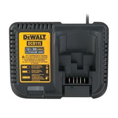 Carregador Rápido 220V para Baterias de 12V-20V Max DEWALT / REF. DCB115-B2