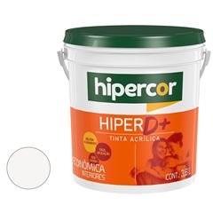 Tinta Acrílica Fosca 3,6L Hiper D+ Branco Neve HIPERCOR / REF. 624300266
