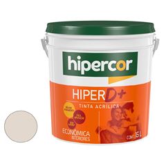 Tinta Acrílica Fosca 15L Hiper D+ Branco Gelo HIPERCOR / REF. 624300361