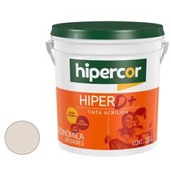 Tinta Acrílica Fosca 3,6L Hiper D+ Branco Gelo HIPERCOR / REF. 624300366