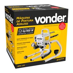 Máquina Elétrica de Pintura Airless 1,2hp 220V Amarela VONDER / REF. 6220001220