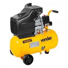 Motocompressor de Ar 8,0pcm com Reservatório de 21,6L 2CV 220V Amarela VONDER / REF. 6828216220