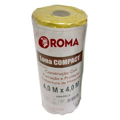 Lona Plástica 4x4 Metros Compact Amarelo ROMA/ REF. 15536
