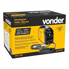 Inversor para Solda com Eletrodo e TIG com Display LED Bivolt VONDER / REF. 6878228000