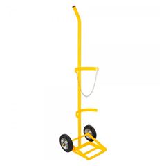 Carrinho de Transporte para 1 Cilindro G de Oxigênio ou Acetileno Amarelo VONDER / REF. 6160006000