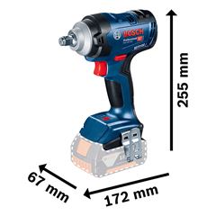 Chave de Impacto 1/2 Polegada Sem Bateria 18V-400 BOSCH / REF. 06019K00E1-000