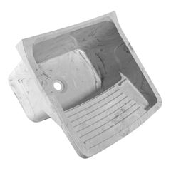 Tanque Plástico 22 Litros 47 x 42,8 x 26,7cm Branco Marmorizado ASTRA / REF. TQ0M/SC*BR-MM