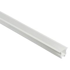 Perfil em Alumínio de Embutir Way 24x19mm para Fita LED 2 Metros Branco BRONZEARTE / REF. PALWY22I2MBC