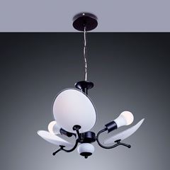 Lustre de Aço Ricko 3X120W Bivolt Preto STARTEC / REF. 148200002