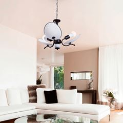 Lustre de Aço Ricko 3X120W Bivolt Preto STARTEC / REF. 148200002