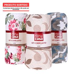 Kit Cobreleito Ultra Lisse Queen Sortido BENE CASA / REF. 15.07.0039.0072 / 13669