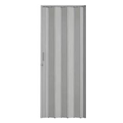 Porta Sanfonada PVC 0,84X210 Cinza PERFILPLAST / REF. 60
