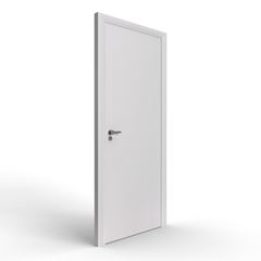 Porta de Madeira 80x210cm Lisa Solida New Branco ROCHA / REF. SR23SO80