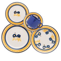 Aparelho de Jantar e Chá 16 Peças Donna Giardino OXFORD / REF. 099309