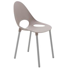 Cadeira em Polipropileno com Pernas de Alumínio Anodizado Elisa Camurça TRAMONTINA / REF. 92054921