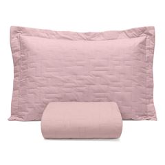 Kit Colcha Solteiro Sleep 0,88x1,88M 2 Peças Rosê BUETTNER / REF. 34448