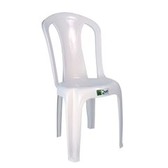 Cadeira Plástica Bistrô Carol Branco DUOPLASTIC / REF. 00001041