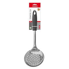 Espumadeira em Inox 31cm com Cabo de Plástico Cinza HAUSKRAFT / REF. UTEN-045