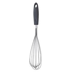 Batedor de Ovos em Aço Inox 34cm com Cabo Plástico Cinza HAUSKRAFT / REF. UTEN-050