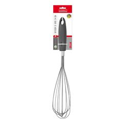 Batedor de Ovos em Aço Inox 34cm com Cabo Plástico Cinza HAUSKRAFT / REF. UTEN-050