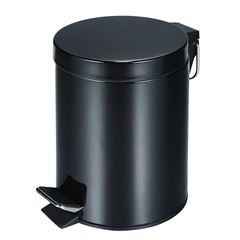 Lixeira em Metal Toquio 5L Preto HOME FLEX / REF. FXH-546