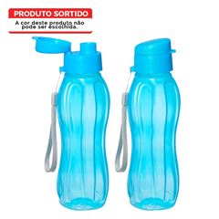 Garrafa Plástica 600ml Squeeze Cores Sortida WESTERN / REF. SQ600T