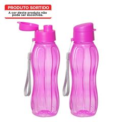 Garrafa Plástica 600ml Squeeze Cores Sortida WESTERN / REF. SQ600T