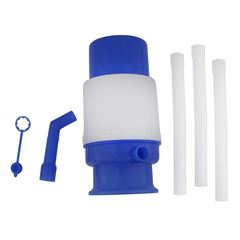 Bomba Plástica Manual para Galão de Água Azul e Branco WESTERN / REF. BG-3