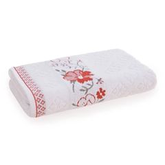 Toalha de Banho em Algodão Yuna Branco KARSTEN / REF. 3680046