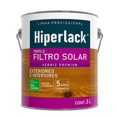 Verniz Acetinado 3L Triplo Filtro Solar Natural HIPERLACK / REF. 652100582