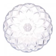 Centro de Mesa de Cristal 32,5x19,5cm com Pé Deli Diamond LYOR / REF. 4431
