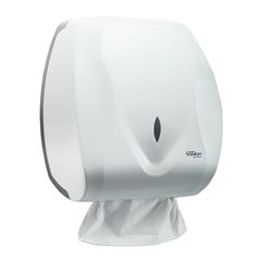 Porta Papel Toalha de Plástico Clean Velox Branco PREMISSE / REF. 340209-01