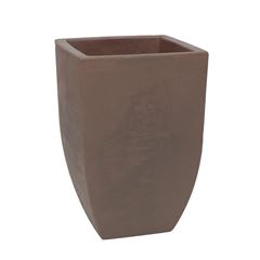 Vaso em Polietileno 30x45cm Quadrado Malta Trapézio Rusty VASART / REF. R.0154.030.045.09