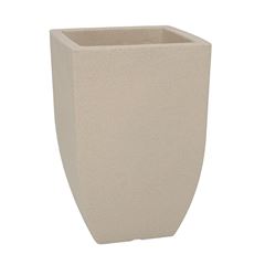 Vaso em Polietileno 30x45cm Quadrado Malta Trapézio Granito Areia VASART / REF. R.0154.030.045.11