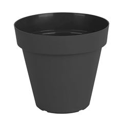Vaso em Polietileno 20x19cm Cone Sampa Grafite VASART / REF. I.SAMP.020.019.04