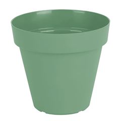 Vaso em Polietileno 25x22cm Cone Sampa Verde Vintage VASART / REF. I.SAMP.025.022.66