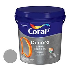 Tinta Acrílica 4,8Kg Decora Efeito Cimento Queimado Cultura Grega CORAL / REF. 5825427