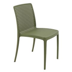 Cadeira em Polipropileno Isabelle Verde Oliva TRAMONTINA / Ref. 92150027