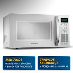 Micro-ondas 1400w 220v 34 Litros MO0234W Branco MONDIAL / Ref. 5617-02