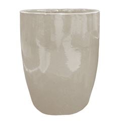 Vaso de Cerâmica 38x50cm Kyco Creme DESIGN DECOR / REF. DDC96369