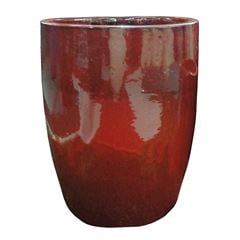 Vaso de Cerâmica 56x70cm Kyco Vermelho DESIGN DECOR / REF. DDC96376